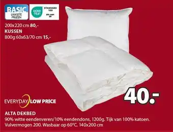 Jysk Everyday low price alta dekbed aanbieding