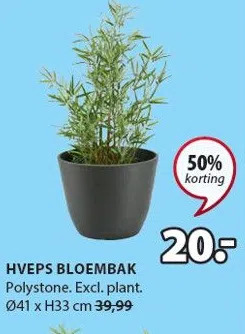 Jysk Hveps bloembak aanbieding