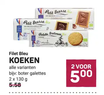 Ekoplaza Filet Bleu KOEKEN 2 x 130 g aanbieding