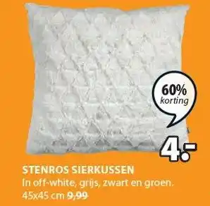 Jysk STENROS SIERKUSSEN aanbieding