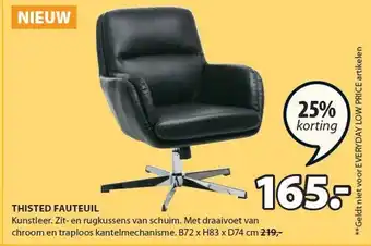 Jysk THISTED FAUTEUIL aanbieding