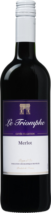 Wijnvoordeel Le triomphe merlot aanbieding