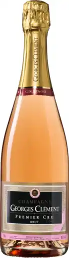Wijnvoordeel Georges clément champagne premier cru rosé aanbieding
