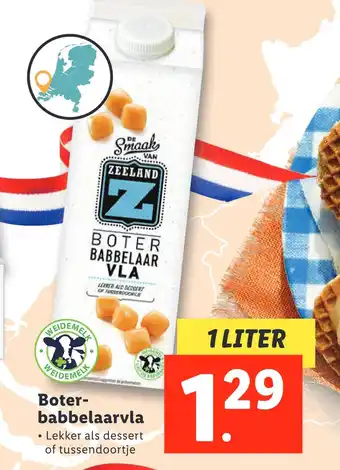 Lidl Boter babbelaarvla aanbieding