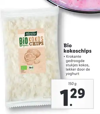 Lidl Bio kokoschips aanbieding