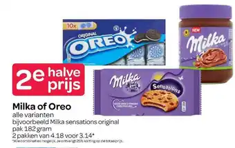 Spar Milka Of Oreo aanbieding