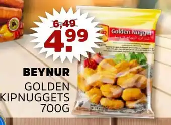 Sahan Supermarkten BEYNUR GOLDEN KIPNUGGETS 700G aanbieding