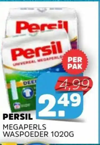 Sahan Supermarkten PERSIL MEGAPERLS WASPOEDER 1020G aanbieding