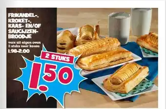 Boon`s Markt Frikandel, Kroket, Kaas- en/of saucijzenbroodje aanbieding