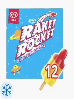 Flink Ola raket ijs 12st aanbieding