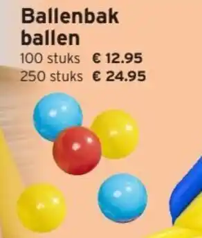 Heuts Ballenbak ballen 100 stuks aanbieding