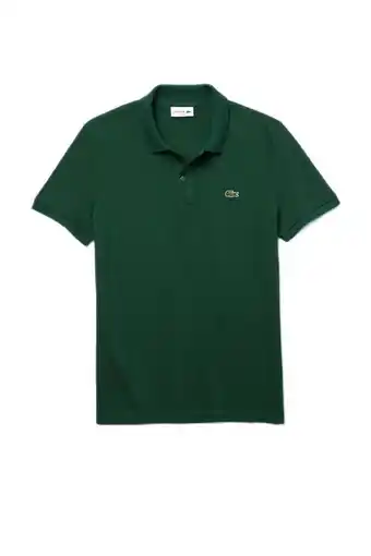 Wehkamp Lacoste slim fit polo original groen aanbieding