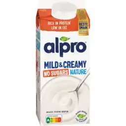 Jumbo Alpro mild & creamy zonder suikers variatie op yoghurt 755g aanbieding