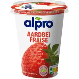 Jumbo Alpro plantaardige variatie op yoghurt aardbei 500g aanbieding