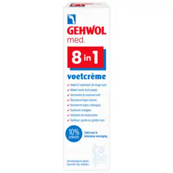De Online Drogist Gehwol 8-in-1 voetencrème 75ml aanbieding