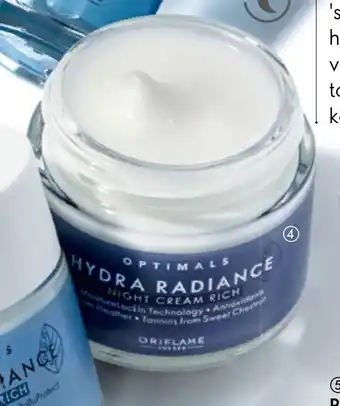 Oriflame Optimals Hydra Radiance Night Cream Rich 50 ml aanbieding