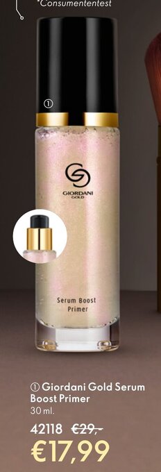 Oriflame Giordani Gold Serum Boost Primer aanbieding