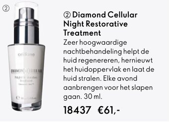 Oriflame Diamond Cellular Night Restorative Treatment aanbieding