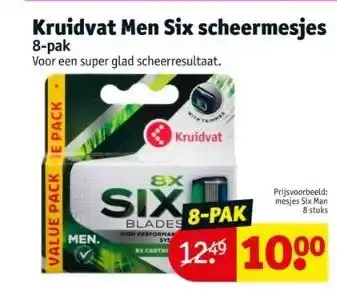 Kruidvat Kruidvat men six scheermesjes gillette labs aanbieding