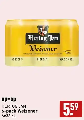 ALDI HERTOG JAN 6-pack Weizener 6x33 cl. aanbieding