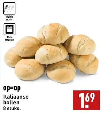 ALDI Italiaanse bollen 8 stuks. aanbieding