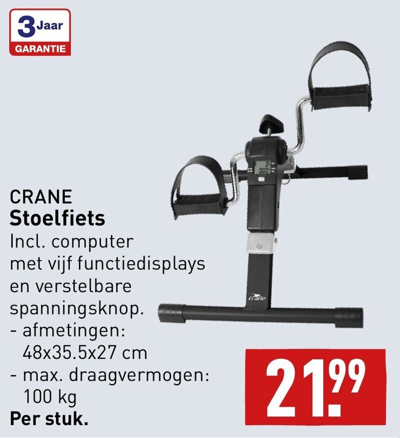 CRANE Stoelfiets aanbieding bij ALDI