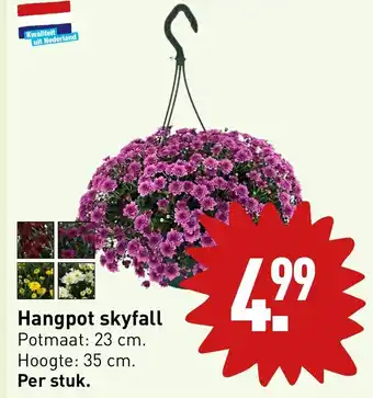 ALDI Hangpot skyfall aanbieding