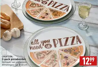 ALDI CROFTON 2-pack pizzaborden aanbieding