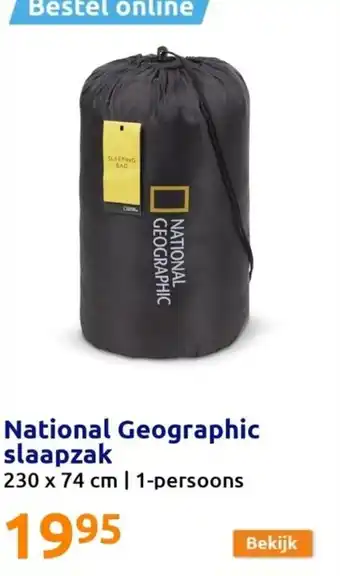 Action National Geographic slaapzak 230 x 74 cm | 1-persoons aanbieding