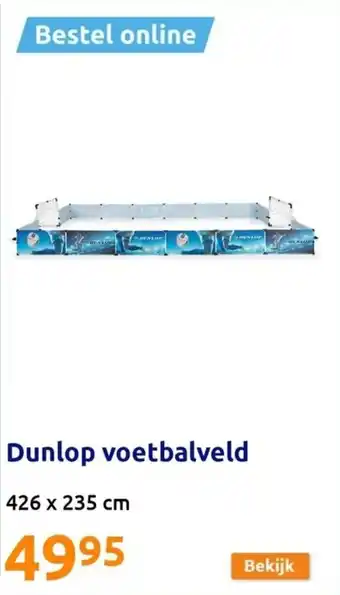 Action Dunlop voetbalveld 426 x 235 cm aanbieding