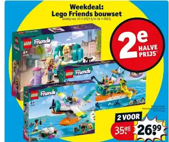 Kruidvat Weekdeal: lego friends bouwset aanbieding