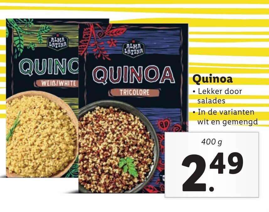 Quinoa 400g aanbieding bij Lidl