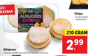 Lidl ALFAJORES 210g aanbieding