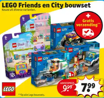 Kruidvat LEGO Friends en City bouwset aanbieding