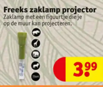 Kruidvat Freeks Zaklamp projector aanbieding