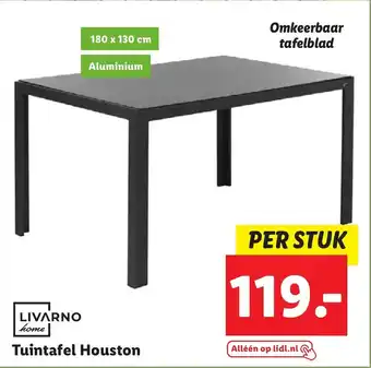 Lidl LIVARNO home Tuintafel Houston aanbieding