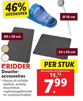 Lidl RIDDER Douche-accessoires aanbieding