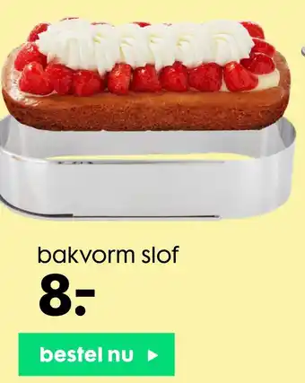 HEMA Bakvorm slof aanbieding