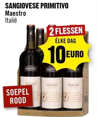 Dirck 3 SANGIOVESE PRIMITIVO Maestro Italië aanbieding