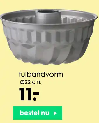 HEMA Tulbandvorm 22 cm aanbieding