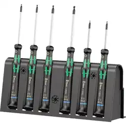 Conrad Wera 2052/6 schroevendraaierset elektronica en fijnmechanica 6-delig inbus aanbieding