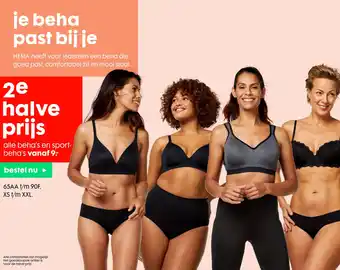 HEMA Alle beha's en sportbeha's aanbieding