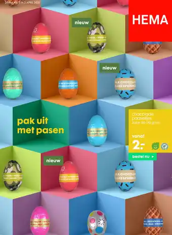 HEMA Chocolade OC paaseitjes aanbieding