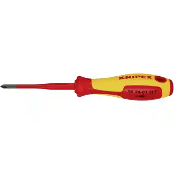 Conrad Knipex knipex-werk plus/minus schroevendraaier vde grootte ph 1 koplengte: 80 mm aanbieding