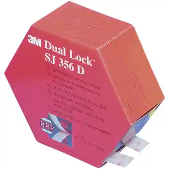 Conrad 3m sj 356d dual lock klittenband om vast te plakken paddenstoel (l x b) 5000 mm x 25 mm doorschijnend 1 paar aanbieding