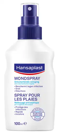 De Online Drogist Hansaplast wondspray 100ml aanbieding