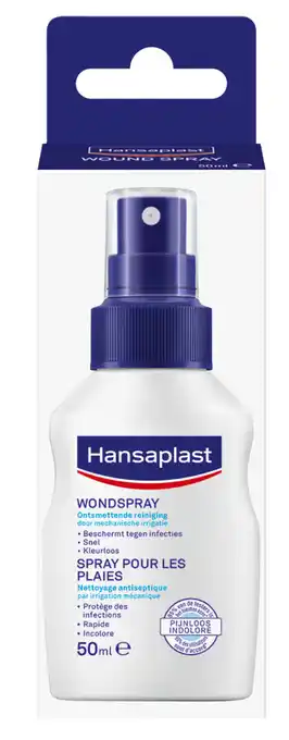 De Online Drogist Hansaplast wondspray 50ml aanbieding