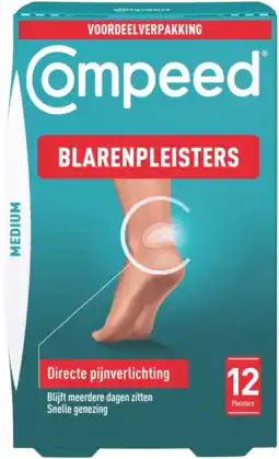 De Online Drogist Compeed blarenpleisters medium 12st aanbieding