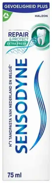 De Online Drogist Sensodyne repair & protect deep repair extra fresh tandpasta 75ml aanbieding