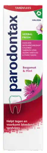 De Online Drogist Parodontax tandpasta herbal fresh - dagelijkse tandpasta tegen bloedend tandvlees 75ml aanbieding